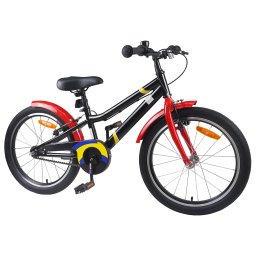 vidaXL Kinderfiets 20 Inch voor 6-11 jaar oud Rood en Zwart