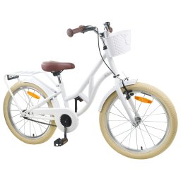 vidaXL Kinderfiets 20 Inch voor 6-11 jaar oud Wit