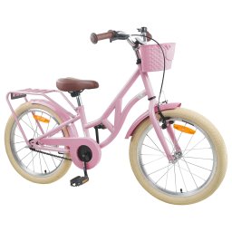 vidaXL Kinderfiets 24 Inch voor 8-12 jaar oud Lichtroze