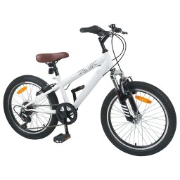 vidaXL Mountainbike 20 Inch 6-Snelheid voor 5-8 jaar oud Wit