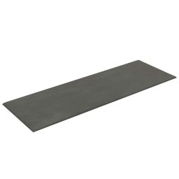 vidaXL Wandhoofdbord 12 pcs Donkergrijs Fluweel