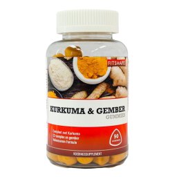 Fitshape Kurkuma & Gember Gummies