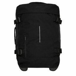New Rebels Gassaway Trolley 35L Stevige Lichtgewicht reiskoffer met Dubbele Wielen - Zwart
