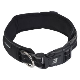 Icepeak Huisdierhalsband Highway Soft, maat zwart M: 30-50 cm, hond van 25 mm
