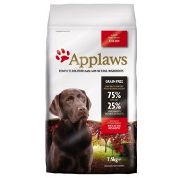 7,5kg Adult Large Breed Kip Applaws Hondenvoer