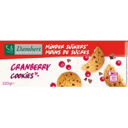 Damhert Cranberry Cookies Minder Suikers