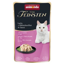 18 x 50 g Animonda Vom Feinsten Adult in Saus zalm + kipfilet in saus nat kattenvoer