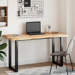 vidaXL Tafelblad rechthoekig 120x60x4 cm massief acaciahout