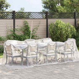 vidaXL Doorzichtig zeildoek met zeilringen 2x6 m polyethyleen