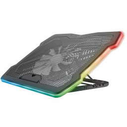 Trust GXT1126 AURA LAPTOP COOLING STAND Laptopstandaard Zwart