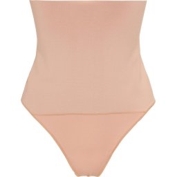 Maidenform - Maat L - Tame Your Tummy High Waist Thong Firm Control Vrouwen Onderbroek - Beige