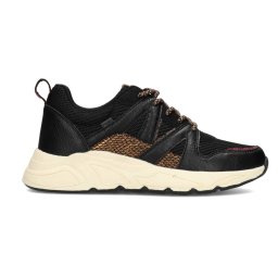 POSH by Poelman - maat 41- CAROCEL Dames Sneakers - Zwart Met Dierenprint