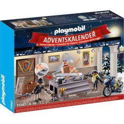 PLAYMOBIL Adventskalender Politie museumdiefstal - 71347