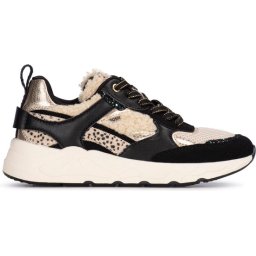 Posh by Poelman MINION - maat 41 - Dames Sneaker - Zwart met beige
