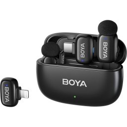Boya Mini-12 Ultra-mini microfoon zwart