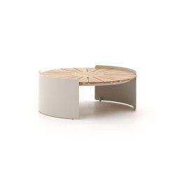 + 15% kassakorting | Bellagio Porcari lounge tuintafel ø90cm (h:35cm) - Laagste prijsgarantie!