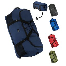 New Rebels Nevada Newark Schaduw Blauw 110L Rollable Trolley Weekendtas Waterafstotend