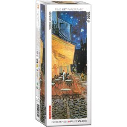 Vincent Van Gogh - Café at Night Panorama Puzzel (1000 stukjes)