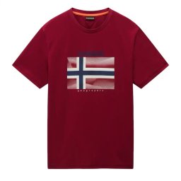 Napapijri S-Lari tibetian red - T-shirt M