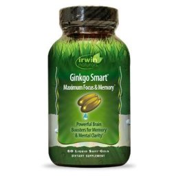 Irwin Naturals Ginkgo Smart Soft Gel Capsules