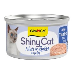 6x70g ShinyCat in Gelei Tonijn GimCat Kattenvoer