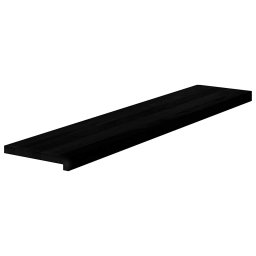 vidaXL Traptreden 20 st 120x30x2 cm massief eikenhout bruin-zwart
