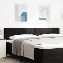 vidaXL Hoofdbord Zwart 200 cm Fluweel