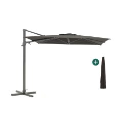 + 15% kassakorting | Shadowline Francisco zweefparasol 260x260cm - Laagste prijsgarantie!
