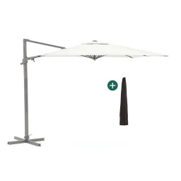 + 15% kassakorting | Shadowline Francisco zweefparasol 300x300cm - Laagste prijsgarantie!