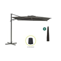 + 15% kassakorting | Shadowline Francisco zweefparasol 260x260cm - Laagste prijsgarantie!