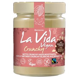 La Vida Vegan Witte Crunchy Hazelnootpasta