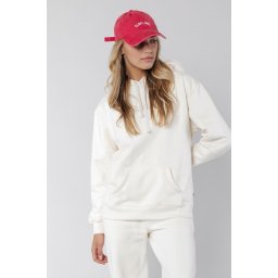 Colourful Rebel - Maat S - Uni Oversized Hoodie Off White