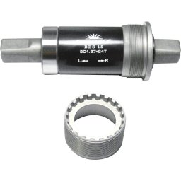 Sunrace Trapas - stadsfiets - BSA draad - 68/116 mm - zilver/zwart