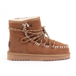 Warmbat - maat 41 - Kalbarri Suede lace boot Dames Laarzen - Cognac
