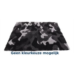 VETBED CAMOUFLAGE GRIJS 75X100 CM