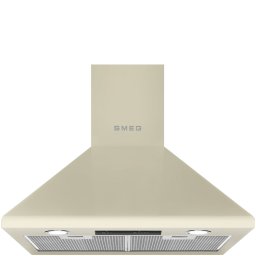 Smeg KSED65PE Schouwkap Wit