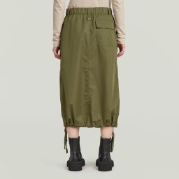 Midi Parachute Rok - Groen - Dames