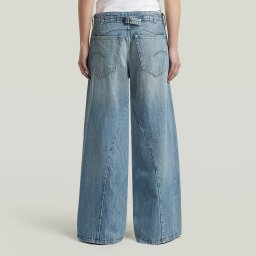 Helyx Cinch Wide Jeans - Lichtblauw - Dames