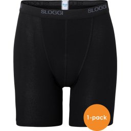 sloggi Maat M men Basic Heren Boxershort lange pijp - Zwart