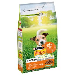 3x1,5kg Purina FRISKIES Mini met kip & groenten droogvoer voor honden