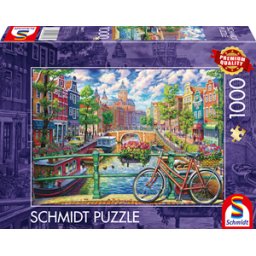 Amsterdam Canal Puzzel (1000 stukjes)