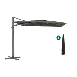 + 15% kassakorting | Shadowline Francisco zweefparasol 300x300cm - Laagste prijsgarantie!