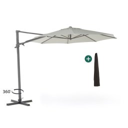 + 15% kassakorting | Shadowline Francisco zweefparasol ø 330cm - Laagste prijsgarantie!