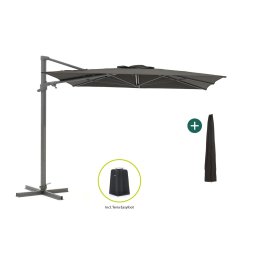 + 15% kassakorting | Shadowline Francisco zweefparasol 300x300cm - Laagste prijsgarantie!