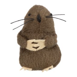 Trixie pluche mol met microchip kat