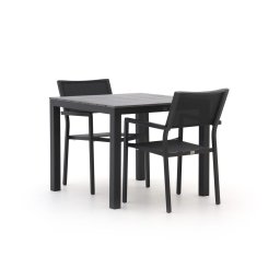 + 15% kassakorting | Bellagio Roma/Fidenza 90cm dining tuinset 3-delig stapelbaar - Laagste prijsgarantie!