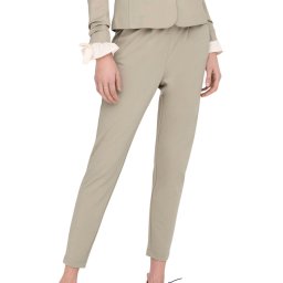 ONLY - M X L32 - ONLPOPTRASH LIFE EASY COL PANT PNT NOOS Dames Broeken - Pure Cashmere
