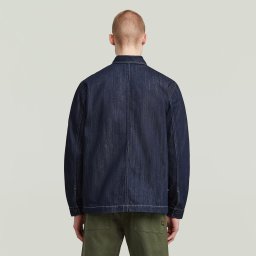 Mosa Neo Raw Overshirt - Donkerblauw - Heren