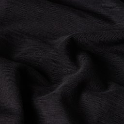 Essential Raw Neck T-Shirt - Zwart - Heren