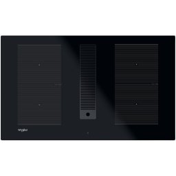 Whirlpool WVHF83BB Inductie kookplaat met afzuiging Zwart